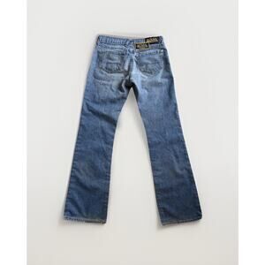 Von Dutch 2000s Y2K Kustommade Patch Flare Jeans Size 29